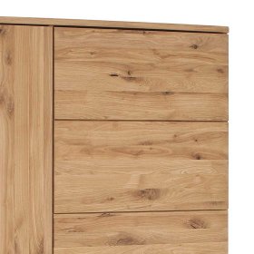 Vitrine Lamanda aus Eiche Bianco geölt 90 cm breit – Ansicht 4