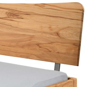 Niedriges Bett Ytolin aus Wildbuche Massivholz geölt – Ansicht 4