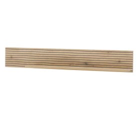 Modernes Wohnzimmer Regal Saladd in Wildeichefarben 150 cm breit – Ansicht 1