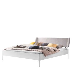 Doppelbett weiß Plataya in modernem Design 160x200 und 180x200 cm – Ansicht 1