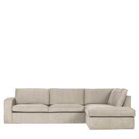 Skandi Design Ecksofa Malindo in Beigegrau 283 cm breit – Ansicht 3