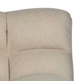 Sessel Maganda in Beige Stoff mit Steppungen – Ansicht 5