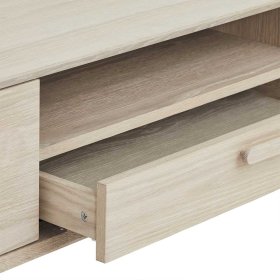 TV Board Vilrada im Skandi Design mit einem offenen Gerätefach – Ansicht 9