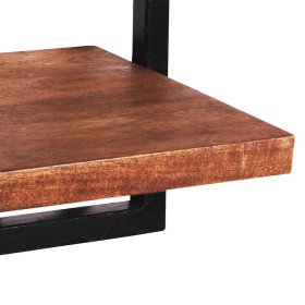 Industry Wand Regal India aus Mangobaum Massivholz und Stahl 25 cm breit – Ansicht 4