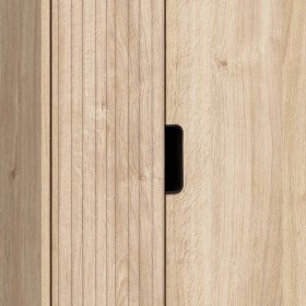 Büroschrank Rasvanna in Weißeiche Holzoptik 164 cm hoch – Ansicht 6