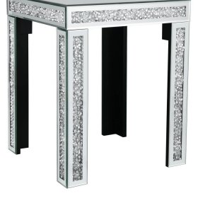 Beistelltisch Wouty aus Spiegelglas in modernem Design – Ansicht 4