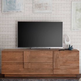 Fernseh Unterschrank Deway in modernem Design mit zwei Schubladen – Ansicht 2