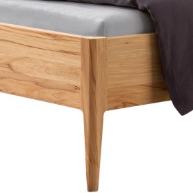 Holzbett Wildbuche Natur Sionna 140x200 cm optional mit Konsole – Ansicht 4