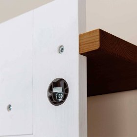 Garderobenpaneel Jeanys mit Hutablage aus Holz für die Wandmontage – Ansicht 5