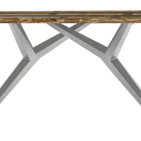 Design Küchentisch Ludizia im Industry und Loft Stil aus Recyclingholz – Ansicht 4