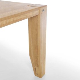 Tisch Esszimmer Mocorapo aus Wildeiche Massivholz geölt – Ansicht 5