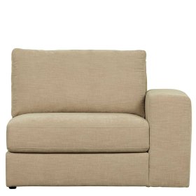 Sofa Element mit Armlehne rechts Pilamonia in Beige aus Webstoff – Ansicht 4