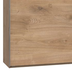 Kleiderschrank mit Schwebetüren Grenvana in Plankeneiche Holzoptik 250 cm breit – Ansicht 3