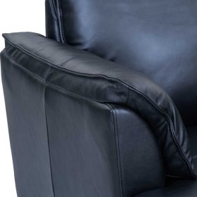 Wohnzimmer Couch Yanatada in Schwarz aus Echtleder – Ansicht 9