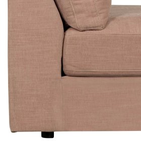 Modulsofa Abschluss Element rechts Oktamian in Rosa aus Webstoff – Ansicht 12