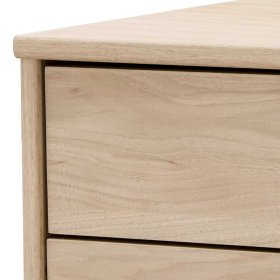 Komplettes Schlafzimmer Bruvena in Eichefarben und Dunkelgrau (vierteilig) – Ansicht 7
