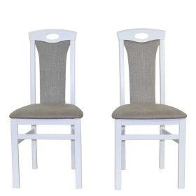 Esstisch Stühle Liao in Hellgrau und Weiß (2er Set) – Ansicht 7