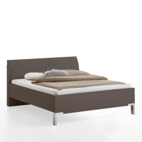 Doppelbett Boplaroma in Braun in modernem Design – Ansicht 3