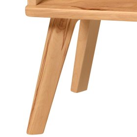 Nachttischkommode Valezianos aus Wildbuche Massivholz 42 cm hoch – Ansicht 4