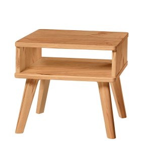 Nachttischkommode Valezianos aus Wildbuche Massivholz 42 cm hoch – Ansicht 1