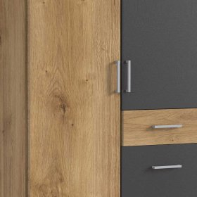 Jugendzimmer Schrank Ruamantico mit drei Schubladen Made in Germany – Ansicht 4