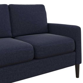 Dunkelblaues Sofa Helinde mit zwei Sitzplätzen 162 cm breit – Ansicht 7