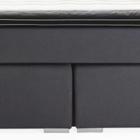 Modernes Boxspringbett Beliawa mit LED Beleuchtung in Dunkelgrau Webstoff – Ansicht 7