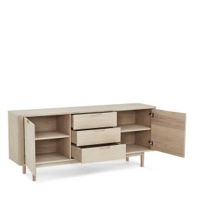 Esszimmersideboard Praguera im Skandi Design mit drei Schubladen – Ansicht 4