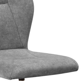Esstisch Stühle Corres in Grau um 360 Grad drehbar (2er Set) – Ansicht 4
