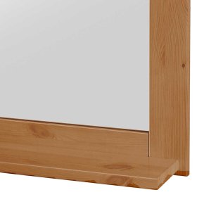 Landhaus Wandspiegel Drobeta aus Kiefer Massivholz 65 cm breit – Ansicht 4