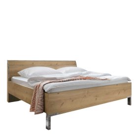 Luxus Komplettschlafzimmer Cnutria in Eiche Bianco und Beige (vierteilig) – Ansicht 2