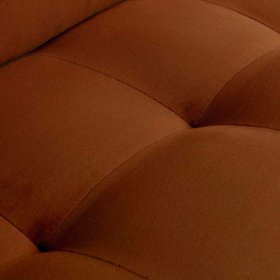 Wohnzimmer Sofa Aylon in Rostfarben Samt 230 cm breit – Ansicht 6