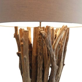 Treibholz Stehlampe Vantusca im Skandi Design 175 cm hoch – Ansicht 6