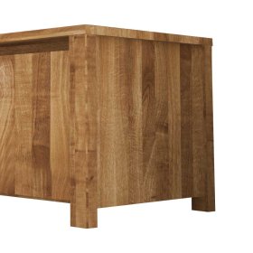 TV Board Rameira aus Wildeiche Massivholz geölt 115 cm – Ansicht 3