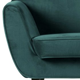 Loft Sessel Alasco in Petrol und Schwarz 47 cm Sitzhöhe – Ansicht 6