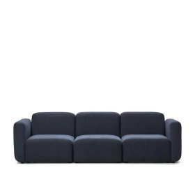 Dreisitzer Couch Badryca in Dunkelblau 263 cm breit – Ansicht 2