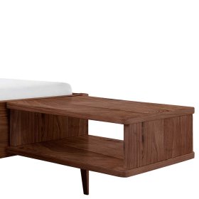 Nussbaum Doppelbett Stephanie mit Polster Kopfteil in Weiß – Ansicht 6
