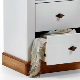 Babyzimmer Regal Constanta in Weiß aus Kiefer teilmassiv – Ansicht 9