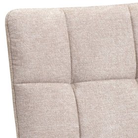 Esszimmerstuhl Rimmini in Beige mit aufwendigen Steppungen (2er Set) – Ansicht 3
