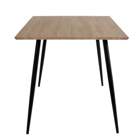 Küchen Tisch Baltra im Retrostil in Eichefarben und Schwarz – Ansicht 4