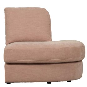 Modulsofa Abschluss Element rechts Oktamian in Rosa aus Webstoff – Ansicht 3