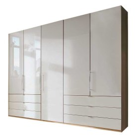 Luxus Komplettschlafzimmer Cnutria in Eiche Bianco und Beige (vierteilig) – Ansicht 6