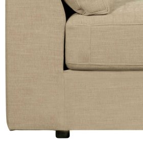 Sofa Element mit Armlehne rechts Pilamonia in Beige aus Webstoff – Ansicht 11