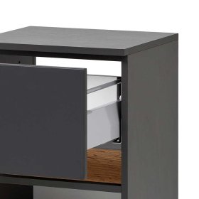 Bad Unterschrank Pegruan in Dunkelgrau hängend oder stehend – Ansicht 10