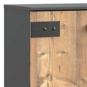 Factory Sideboard Vedra in Tannenfarben und Dunkelgrau – Ansicht 3