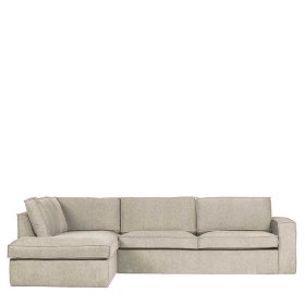 Skandi Design Ecksofa Malindo in Beigegrau 283 cm breit – Ansicht 2