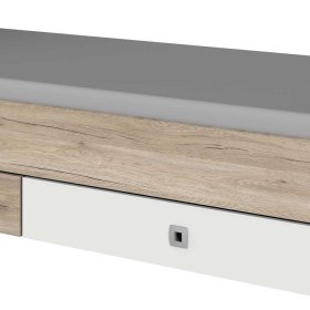 Jugendbett Elise in Eiche San Remo und Weiß Made in Germany – Ansicht 6