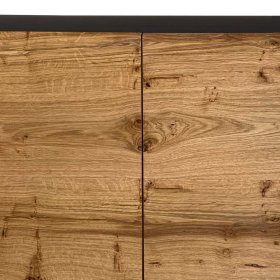 Design Sideboard Martinique in Eichefarben und Schwarz – Ansicht 4
