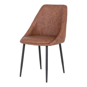 Tischgruppe modern Gilanco Stühle Kunstleder Tisch Eiche & Stahl (siebenteilig) – Ansicht 7
