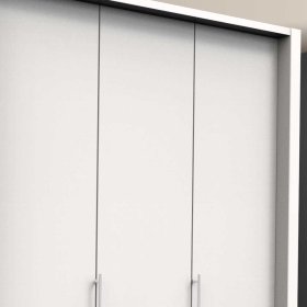 2 türiger Falttürenschrank Emiliano in Weiß Made in Germany – Ansicht 5